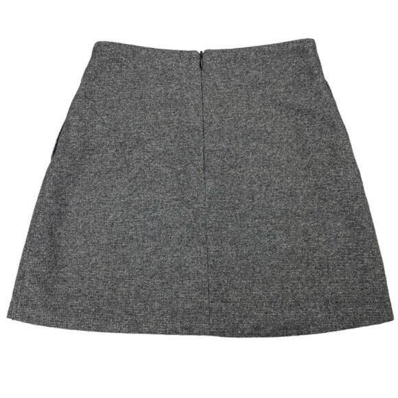 WILFRED Aritzia Essonne Wool Cashmere Blend Mini Skirt Sz 2 - Picture 6 of 6